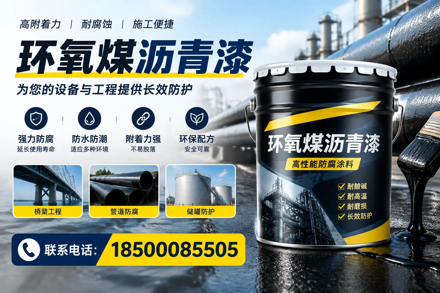 环氧煤沥青漆与其他涂料的对比分析，助力定安企业决策